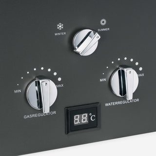 Genomströmningsvärmare - Gasoldusch 8L/min - Svart